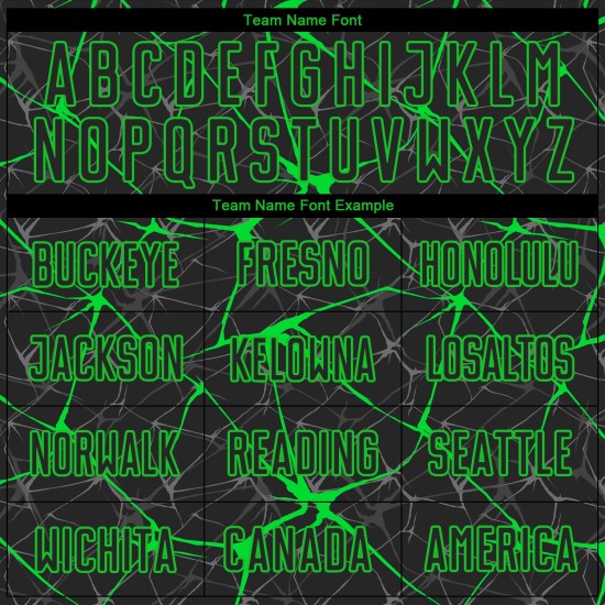 Green Jersey Uniform Custom Sublimation Soccer Black Neon