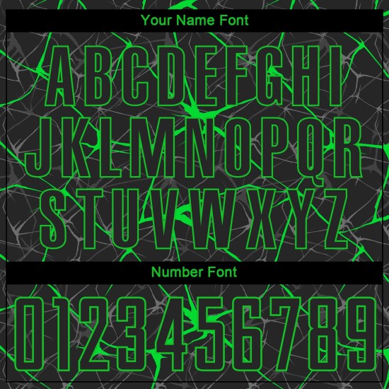 Green Jersey Uniform Custom Sublimation Soccer Black Neon