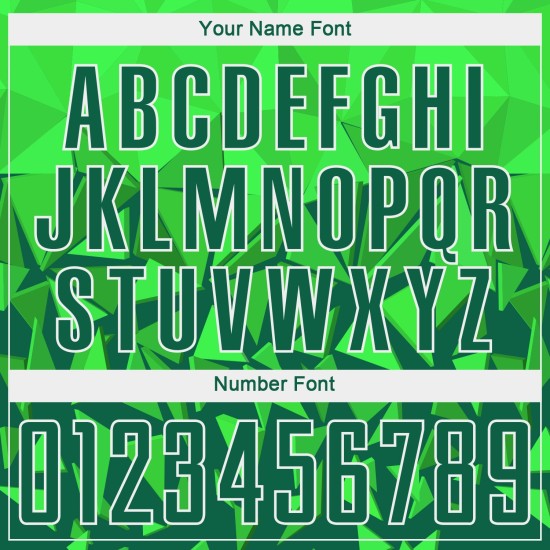 Sublimation Grass Soccer Green-White Uniform Green Custom Jersey