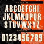 Orange-Old Black Pattern Sublimation Graffiti Uniform Custom Jersey White Scratch Soccer Gold Orange-Old Black Pattern Sublimation Graffiti Uniform Custom Jersey White Scratch Soccer Gold