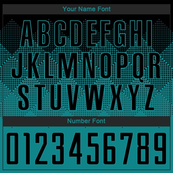 Jersey Soccer Custom Sublimation Uniform Teal Black