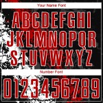 Jersey Red-White Custom Uniform Black Soccer Sublimation