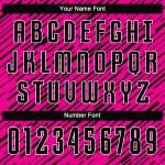 Sublimation Jersey Black-White Uniform Custom Soccer Pink