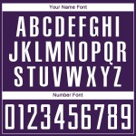 Uniform Sublimation Jersey Custom White Purple Soccer