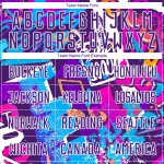 Custom Purple-White Graffiti Soccer Uniform Pattern Jersey Sublimation