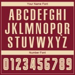 Custom Soccer Jersey Sublimation Crimson Cream-Black Fade Uniform Fashion Custom Soccer Jersey Sublimation Crimson Cream-Black Fade Uniform Fashion