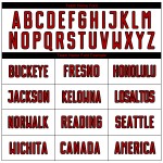 Sublimation White Soccer Custom Red-Black Uniform Jersey