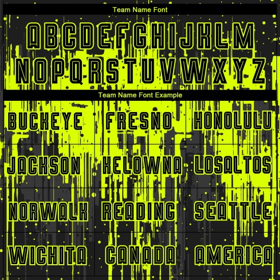 Green Jersey Uniform Neon Sublimation Soccer Custom Black