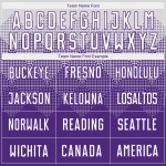 Sublimation Uniform Custom Soccer Jersey White Purple