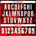 Red White-Black Custom Uniform Jersey Soccer Sublimation