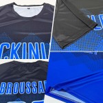 Black Royal-Light Jersey Blue Uniform Sublimation Custom Soccer
